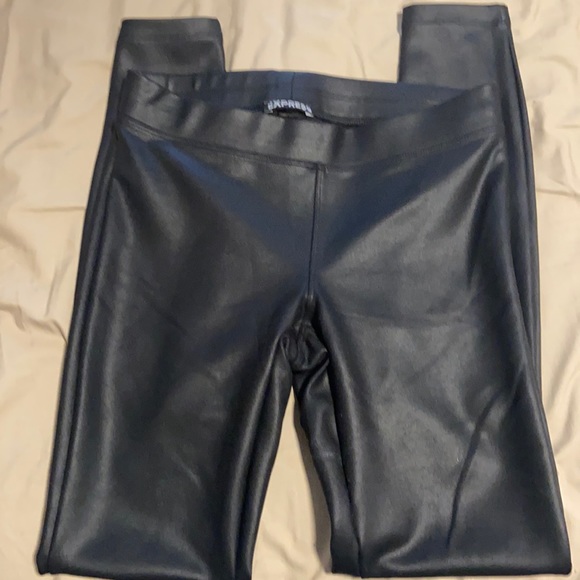 Express Pants & Jumpsuits Express Leather Leggings Poshmark